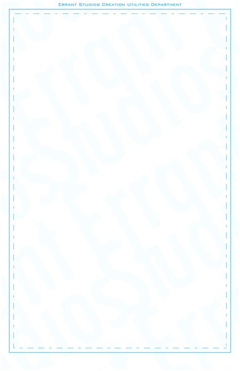 11x17 Comic Page Template